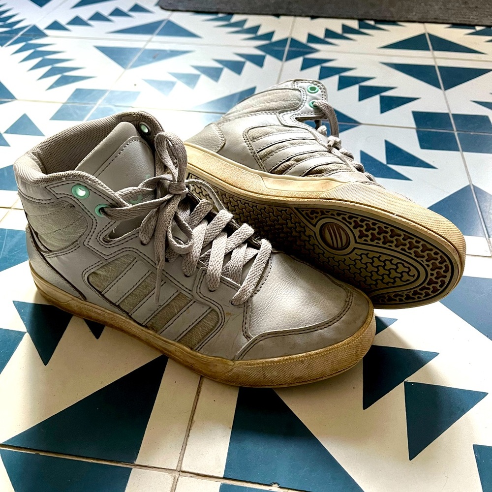 Adidas high tops, Size 6 women’s